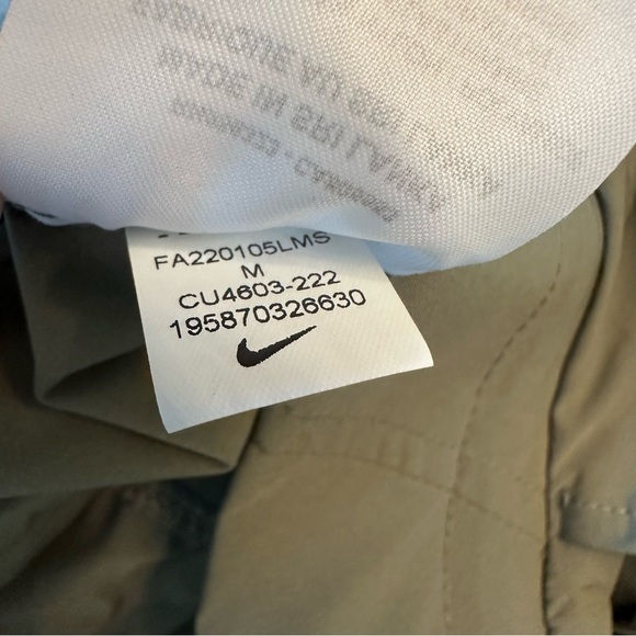 Nike Bliss Luxe 7/8 Training Pants Olive Army Green CU4603-222 Women Size Medium - Picture 15 of 15